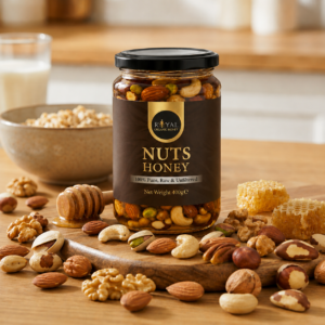 Royal Organic Nut-Infused Honey (400g)