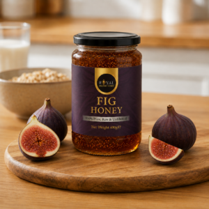 Royal Organic Fig-Infused Honey (400g)